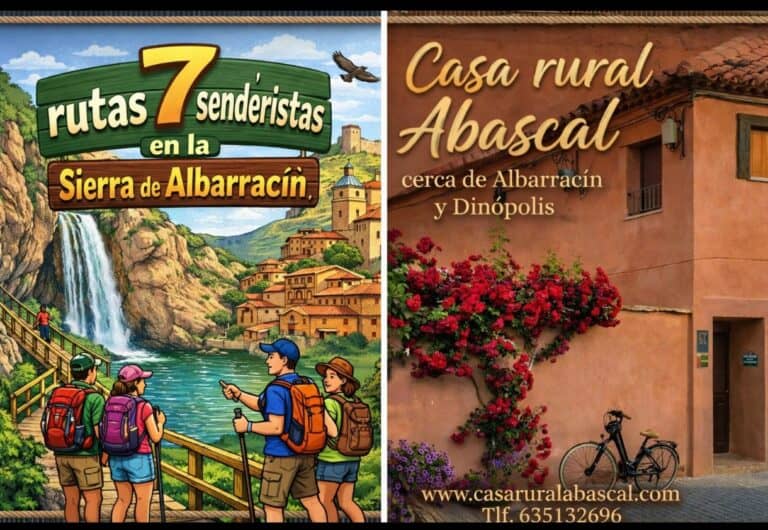 Casa rural Abascal, casa rural cerca de Albarracín: 7 rutas senderistas en La Sierra de Albarracín y Teruel